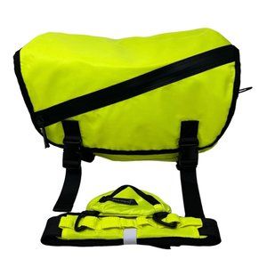 NWT Free People Move With It Messenger Bag | Neon Lime | FP Movement